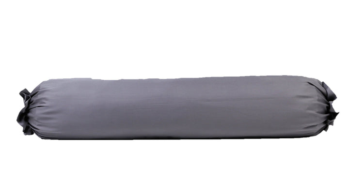 grey bolster case made out of bamboo lyocell