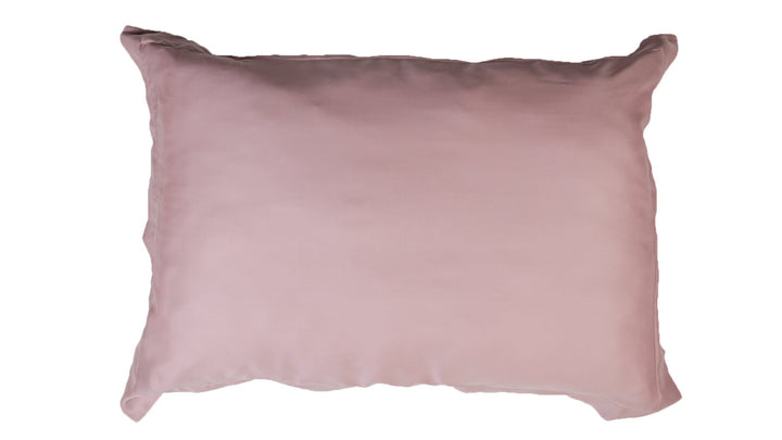 pink pillow case made out of bamboo lyocell fabric